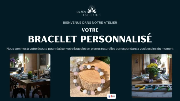 Bracelet personnalisé en pierres naturelles