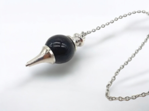 Pendule sphère Tourmaline noire 4 cm