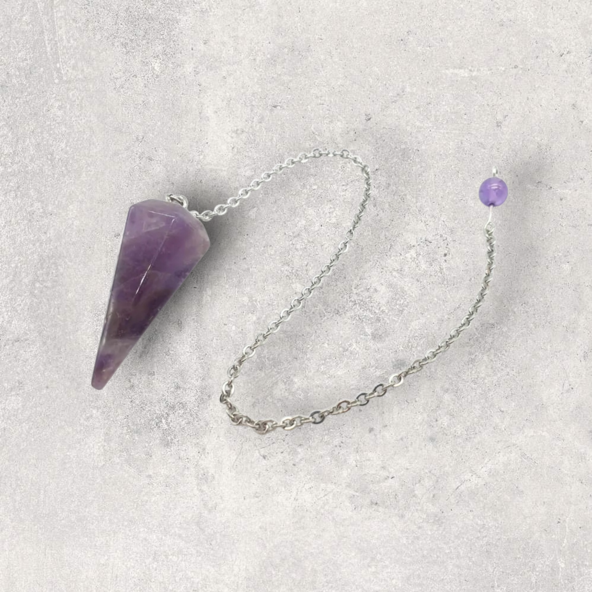 Pendule conique Améthyste 3.5cm