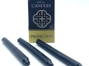 Cierges noirs pour rituels de protection