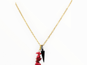 Collier Pendule Solis Rouge