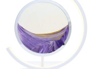Lampe Sable Design 32cm – Violet Décoration Zen
