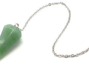 Pendule conique Aventurine verte 3,5 cm