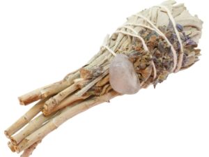 Sauge Blanche avec lavande et Améthyste