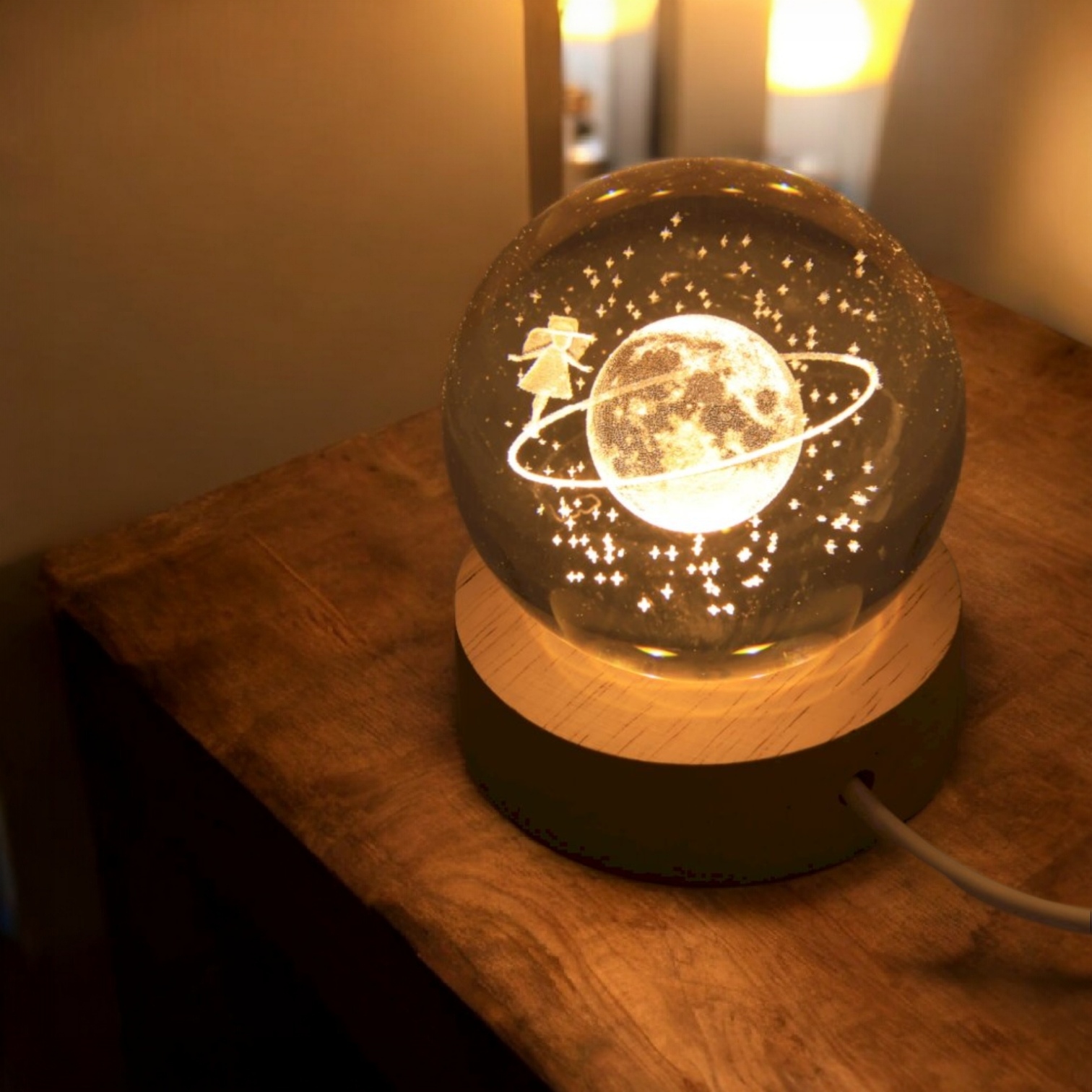 Veilleuse Saturne – Lumière d’Ambiance