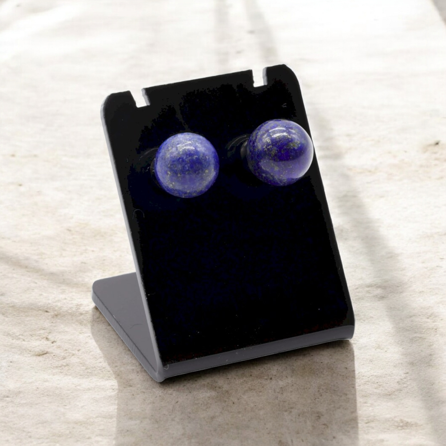 Boucles d’Oreilles Perle Lapis Lazuli