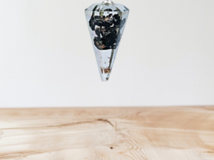 Pendule Orgonite en Tourmaline Noire