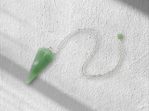 Pendule conique Aventurine verte 3,5 cm