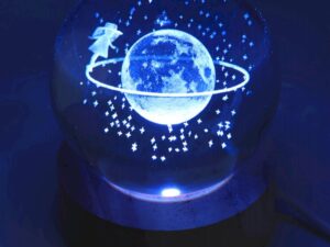 Veilleuse Saturne Multicolore – Lumière d’Ambiance